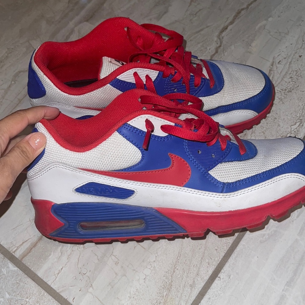 COPY - Mens red white and blue air max